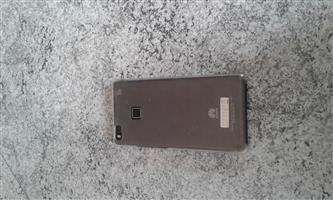 Huawei P9 Lite 16G, black with cover in excellent condition