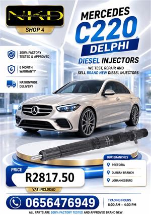 Mercedez_C220_Delphi_Diesel_injectors_Recon_NKD