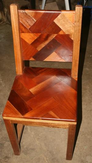 Handmade Sleeper Table & Chairs 
