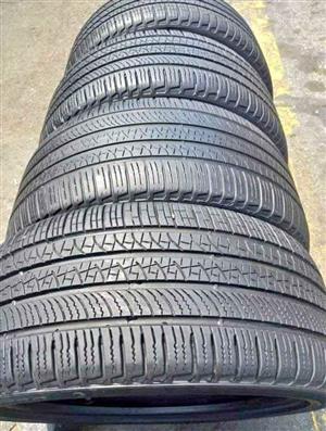 Four 275/45/21 Pirelli SUV tyres for range rover sport and Mercedes