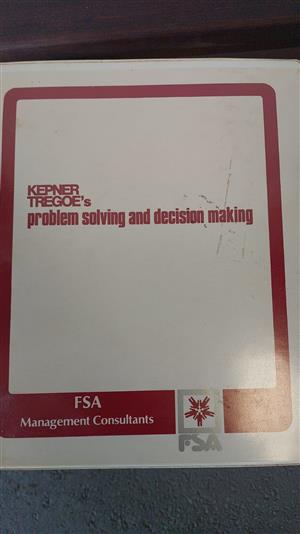 Kepner-Tregoe - Problem Solving and Decision Making  study guide