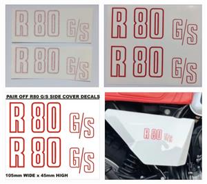 BMW R80 GS side cover stickers decals vinyl graphics 