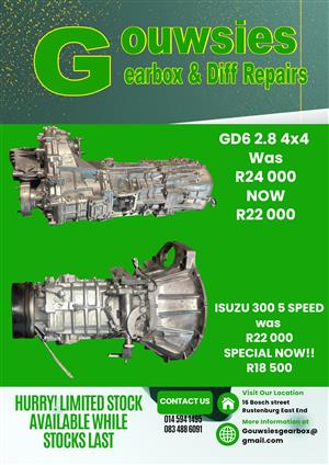 Gouwsies Gearbox and Diff Repairs 