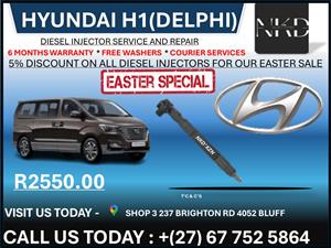 Hyundai H1 Delphi Diesel Injectors on recondition