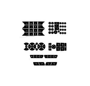 MERCEDES BENZ 2007-2014 BUTTONS REPAIR KIT STICKERS