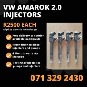 VW AMAROK 2.0 INJECTORS FOR SALE WITH WARRANTY