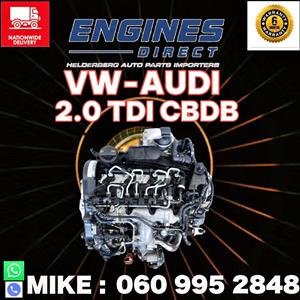 VW AUDI 2.0 TDI CBDB Engine 