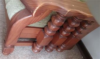 Solid wood 3 seater couch