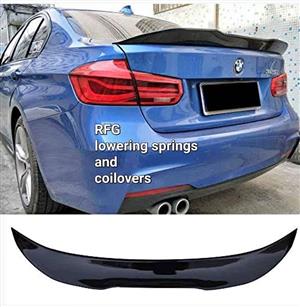 Bmw f30 psm gloss black boot spoiler