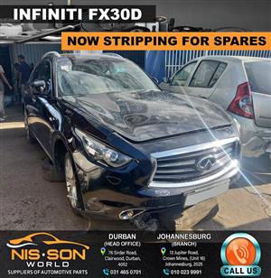 INFINITI FX30D STRIPPING FOR SPARES