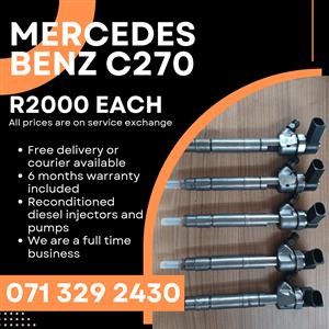 MERCEDES BENZ C270 INJECTORS FOR SALE WITH WARRANTY INCLUDED 