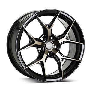 17″ SSW S385 5/100 Black with Polished Face Alloy Wheels