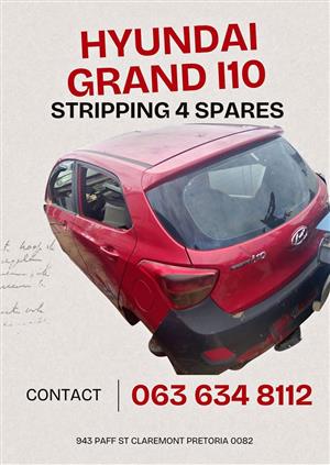 Hyundai I10 grand stripping for spares Call or WhatsApp me 