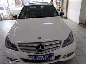 2014 MERCEDES BENZ C200D CDI AUTO WHITE DIESEL LEATHER SUNROOF REVERSE SENSER REVERSE FRONT AND BACK