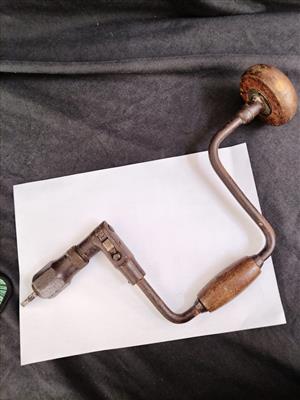 Ratchet Bit Brace Hand Drill (Carpenters Brace / Omslag Boor)