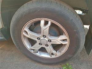 2017 Mahindra Scorpio SUV S10 4 rims n tyer size 235/65/17 for sale @ circle 7 used parts