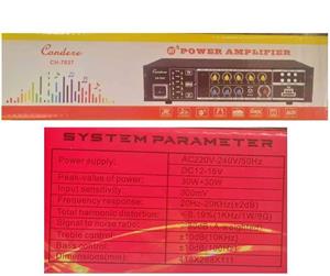 2 Channel Bluetooth Amplifier with DC AND AC, New with warranty and FREE DELIVERY
