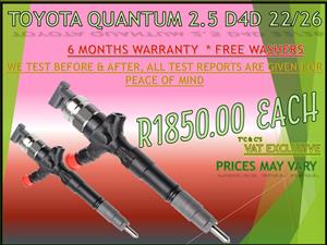 Quantum Diesel Injectors