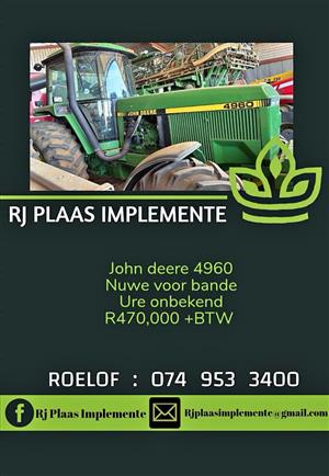 John deere 4960