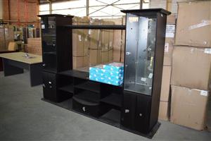 Modern black tv stand for sale
