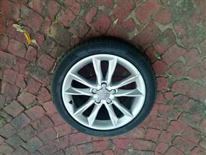 17 inch oem audi rims and tyres