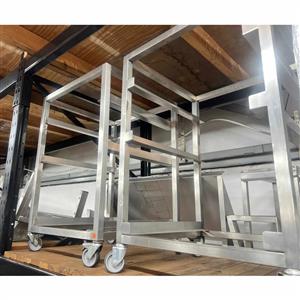 OSOC-SH OVEN STAND ON CASTORS - SECOND HAND