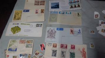 Old post stamps 