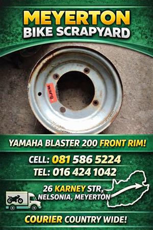 Yamaha Blaster Rim front. 