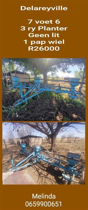7 voet 63 ry Planter