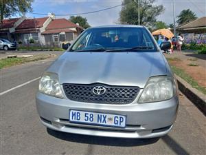 2004 Toyota corolla 1.4i Petrol, Silver, Manual, Leather seat, Spere key, 85000kms