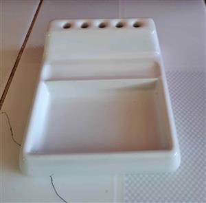 Vintage porcelain ashtray,  mid-20th century,