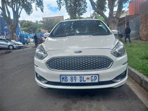 Ford Figo Hatchback 2021 Model 1.5 Petrol, Manual Transmission, White Color, Mileage 54000kms