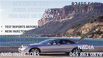 DIESEL INJECTORS FOR SALE FOR MERCEDES C270 DELPHI