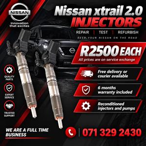 NISSAN XTRAIL 2.0 INJECTORS FOR SALE WITH WARRANTY 