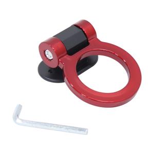 Universal Decorative JDM Design Adhesive Tow-Hook (Red)