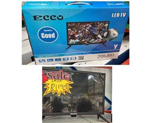 20" (L = 41cm x H = 26cm) HD LED TV,  New with warranty and FREE DELIVERY