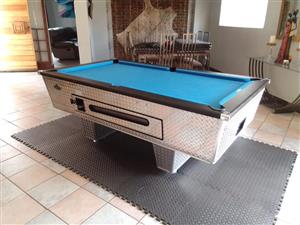 Metallic Coin Pool Table for sale for affordable price