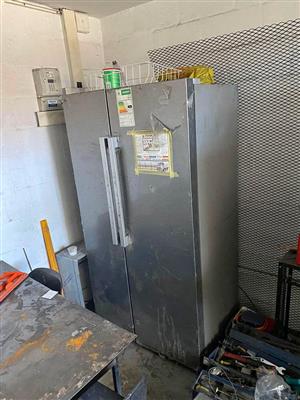 Defy side by side fridge