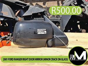 2001 FORD RANGER RIGHT DOOR MIRROR (MINOR CRACK ON GLASS)
