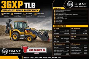 New Giant 3GXP TLB's for sale at Mad Farmer SA