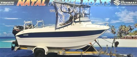 SEACAT 16 FT ON TRAILER 2 X 60 HP SUZUKI 4 STROKES 