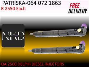 KIA 2500 DELPHI DIESEL INJECTORS