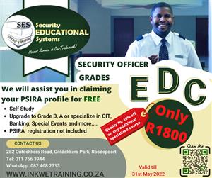 📣Don's miss out on your latest Security Officer Training SPECIAL.  Grades E, D 
