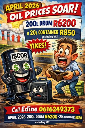 Iscor Black Bitumen Paint 