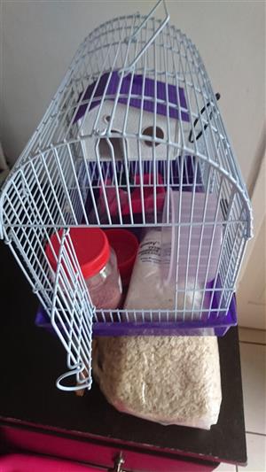 Hamster Cage and accessories 