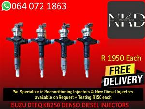 ISUZU DTEQ KB250 DIESEL INJECTORS FOR SALE