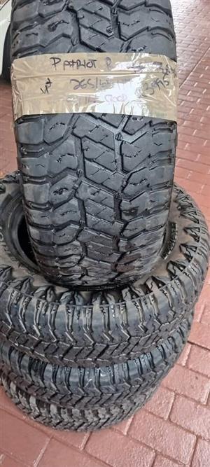 Set of 4x Patriot Rugged Terain