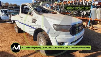 2021 FORD RANGER [T8] 2.2 TDCi 4x2 XL Hi-RIDER S. CAB (STRIPPING FOR PARTS)