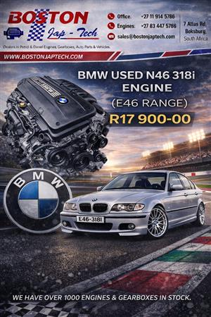 BMW Used N46 318i Engine (E46 Range)