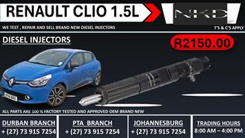 Renault Clio 1.5L Diesel Injectors 